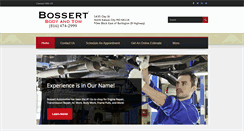 Desktop Screenshot of bossertbodyandtow.com